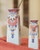 Square vase Imari large - Hand-painted - 22 cm