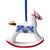 Kerstornament Hobbelpaard - Vintage - Keramiek - 6 cm