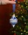 Christmas Ornament Rhombus - Vintage - Ceramic - 8 cm