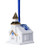 Christmas Ornament Church - Ceramic - 8 cm