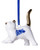Christmas Ornament Playful Cat - Ceramic - 7 cm
