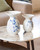 Collar Vase - Blauw Vouw - Ceramic - 25 cm