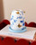 Vaas Rond 3D Vlinders - Vlindergoud - Keramiek - 14 cm