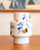 Vaas Cilinder 3D Vlinders - Vlindergoud - Keramiek - 17 cm