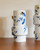 Vaas Cilinder 3D Vlinders - Vlindergoud - Keramiek - 21 cm