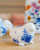 Decoratiebeeld Vogeltje Fladder - Keramiek - 9 cm