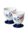 Eierdop set van 2 - Wildbloemen - Porselein - 5,5 cm