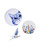 Wall Decoration Set Cat & Bird - Ceramic - Set of 3