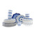 Tableware Set Majolica Studs - 6 persons - Porcelain - 24 piece