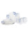 Serviesset Blauw Vouw - 4 persoons -  Porselein - 16-delig