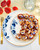 Serviesset Blauw Bloesem - 6 persoons -  Porselein - 24-delig