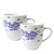 Mok De Blauwe Fiets - Keramiek - 2 stuks - 350 ml