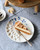 Breakfast Plate Blauw Vouw - Porcelain - 21 cm