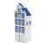 Canal House no. 2 - Delft blue - Ceramic - 17,5 cm