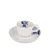 Espressokopje en Schotel Blauw Bloesem - Porselein - 70 ml