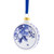 Platte Kerstbal Hulst - Keramiek - 6 cm