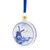 Platte Kerstbal Molen - Keramiek - 6 cm
