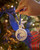 Platte Kerstbal Molen - Keramiek - 6 cm