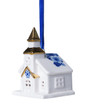Kerstornament Kerk - Keramiek - 8 cm