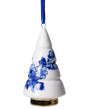 Kerstornament Kerstboom Kegel - Keramiek - 9,5 cm