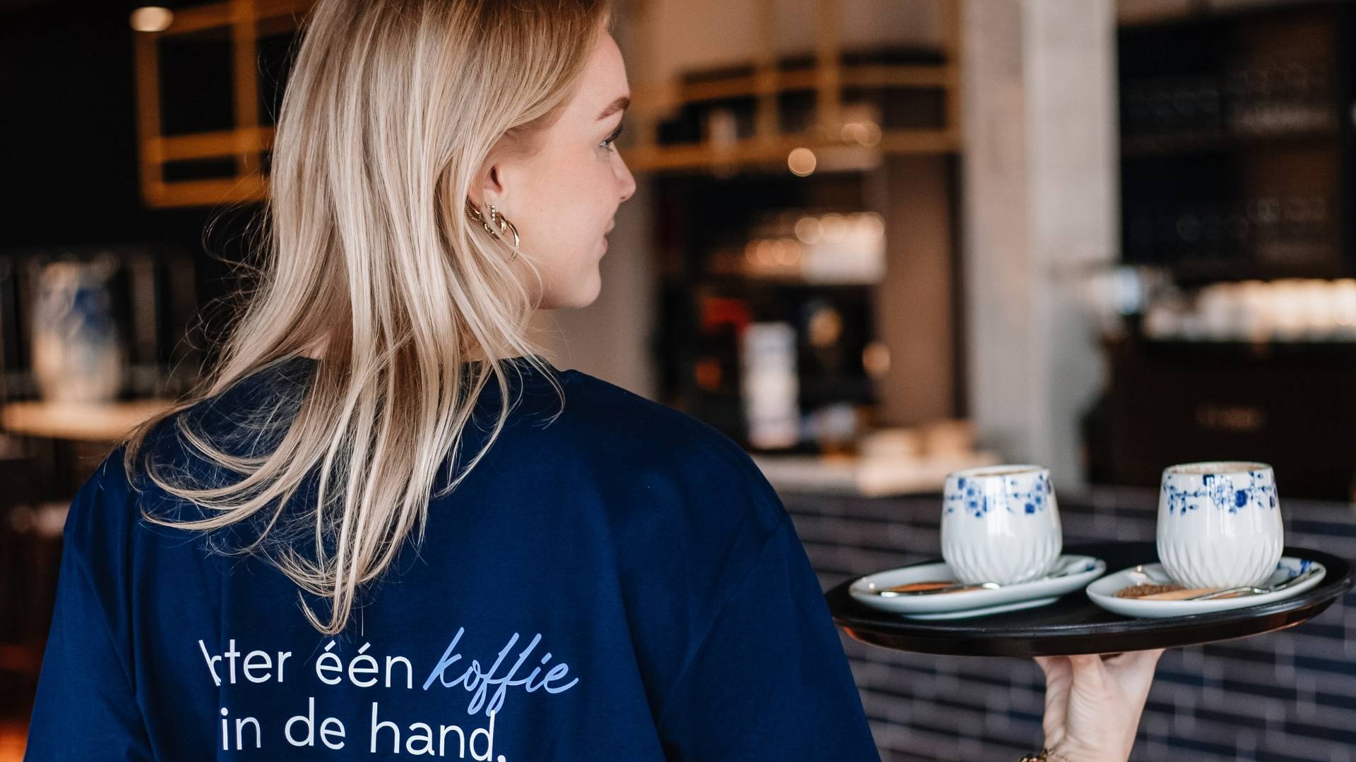 Enthousiaste bedieningsmedewerker