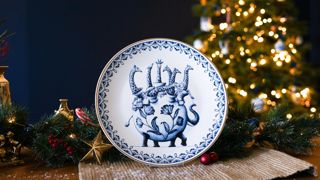 A funny Christmas with funny baubles