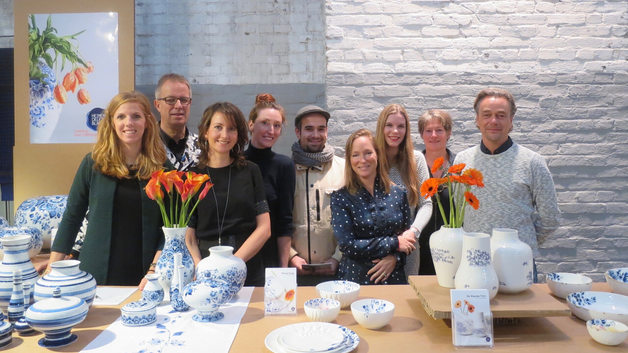 Heinen Delfts Blauw op Meesterlijk