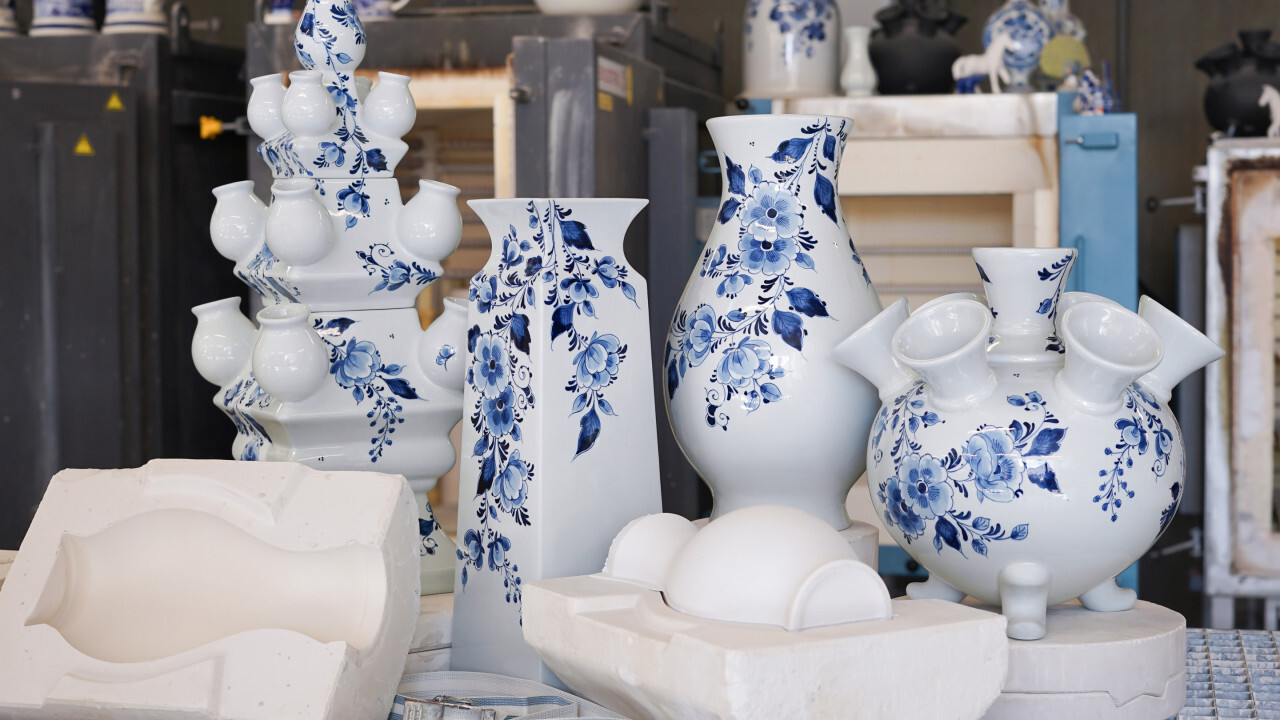 Handmade vases from the Netherlands
