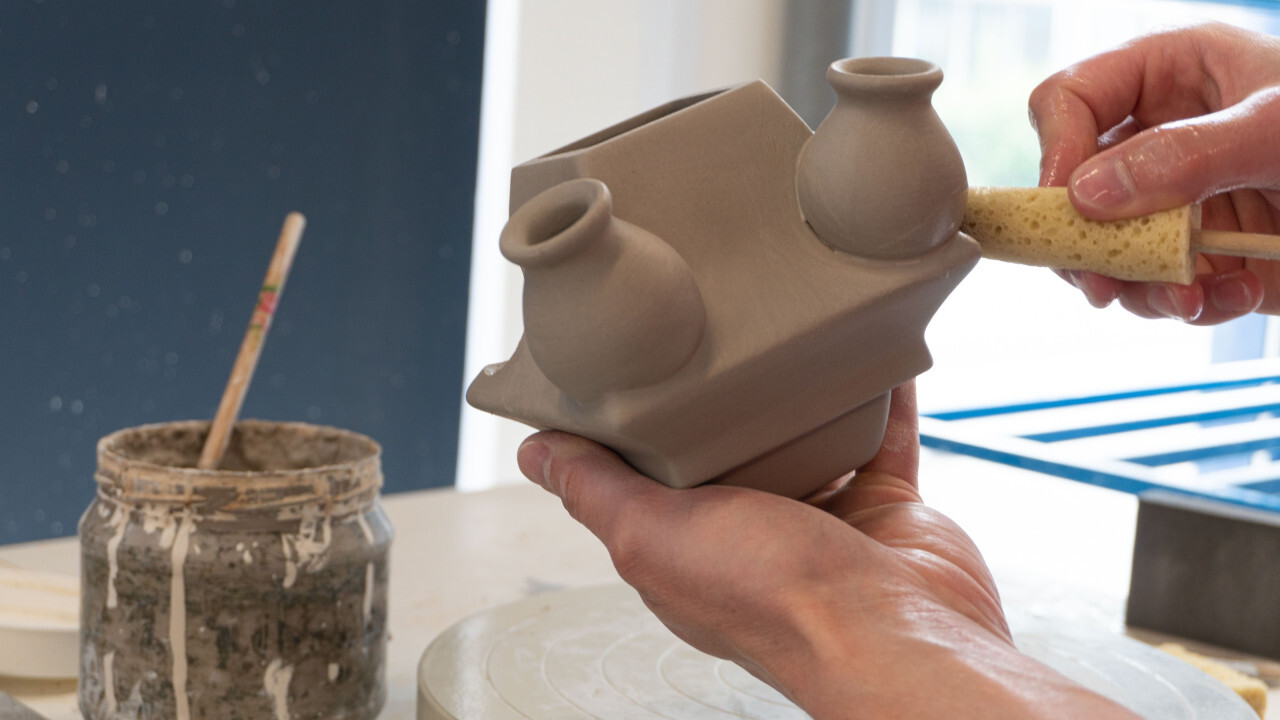Behind the scenes... ceramic technician