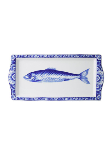 herring fish 皿 Haringschaal - Heinen Delfts Blauw