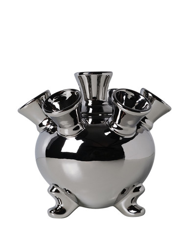 Ball tulip vase on legs big | Delft blue | Heinen Delfts Blauw