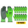 Guante Resistente al Corte A5 de PolyKor® PIP 16-645LG PAQ 12 PARES