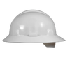 Casco Ala Ancha Dieléctrico con Suspensión Plástica Blanco JYRSA ECO-2008BK