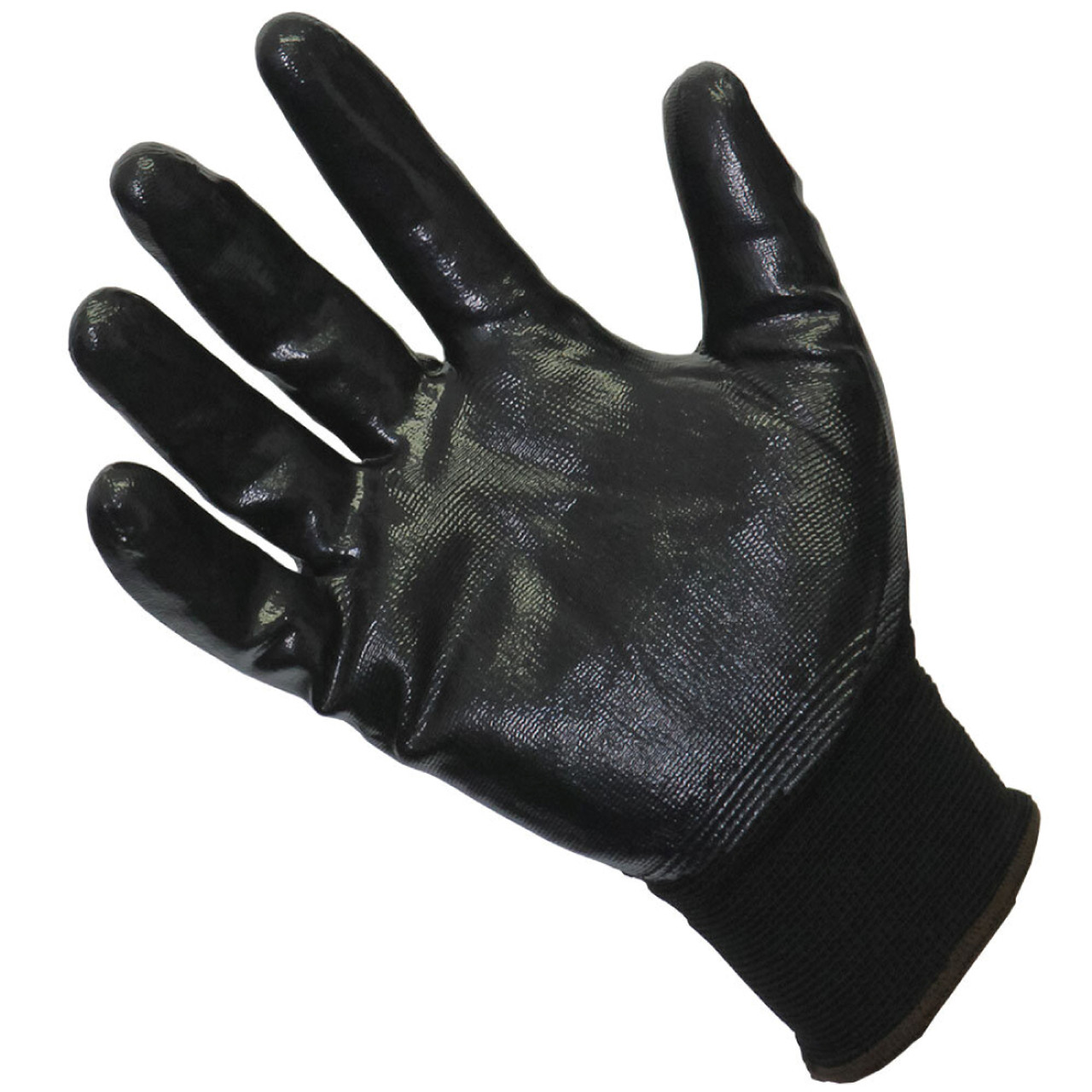 GUANTES DE TRABAJO CON RECUBRMIENTO DE NITRILO T-8