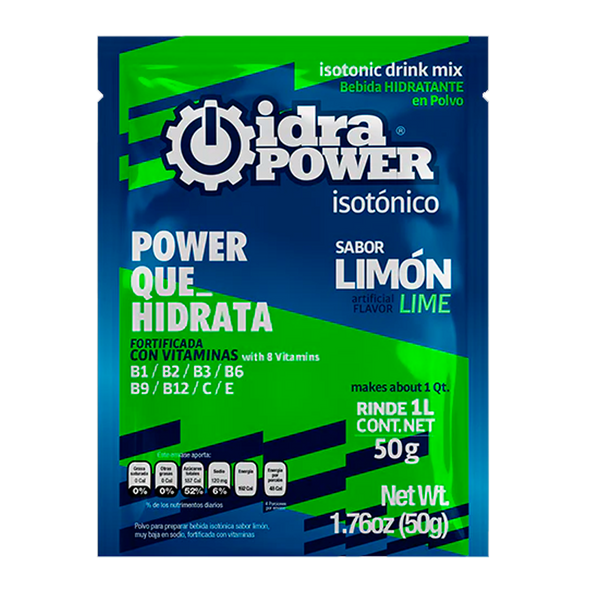 Bebida Hidratante en Polvo Idra Power 1 litro (120 piezas)