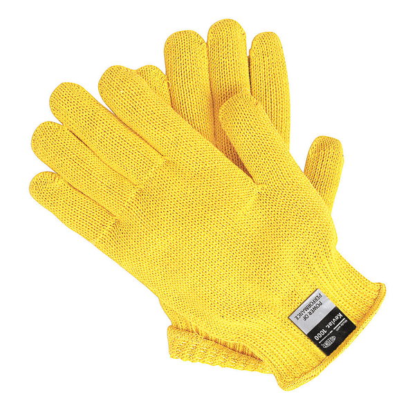 Guante Resistente al Corte Kevlar Amarillo T-L MCR 9390 PAQ 12 PARES