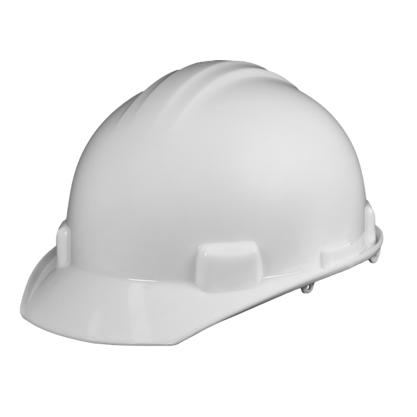 Casco Tipo Cachucha Dieléctrico con Suspensión Textil Blanco JYRSA 2017BK