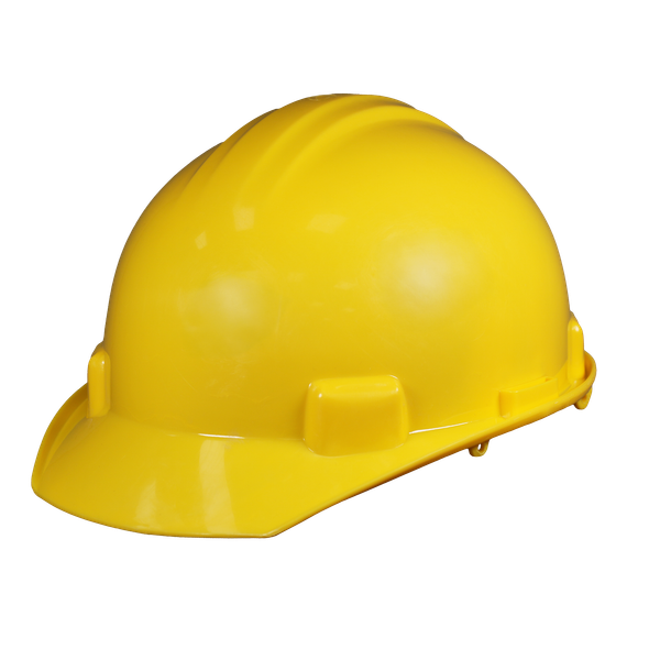 Casco Tipo Cachucha Dieléctrico con Suspensión Textil Amarillo JYRSA 2017AMK