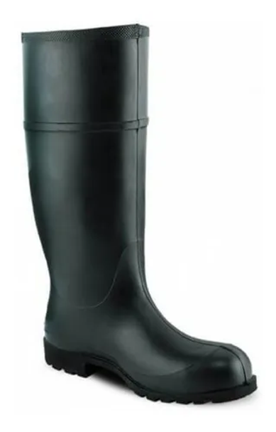 Bota Industrial de Hule con Puntera de Acero Color Negro GALGO 40