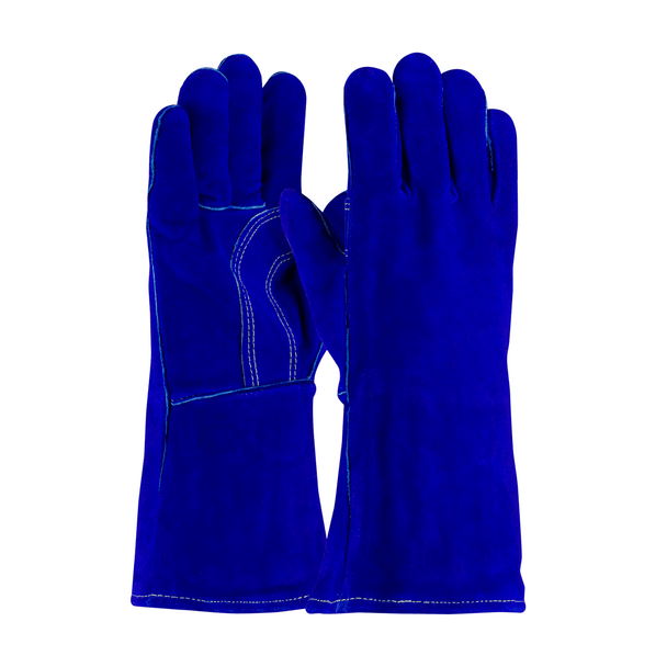 Guante de Soldador Resistente a Quemaduras Algodón Azul Unitalla PIP 73-7018