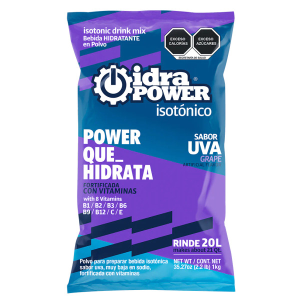 Bebida Hidratante en Polvo Idra Power 20 litros (16 piezas)