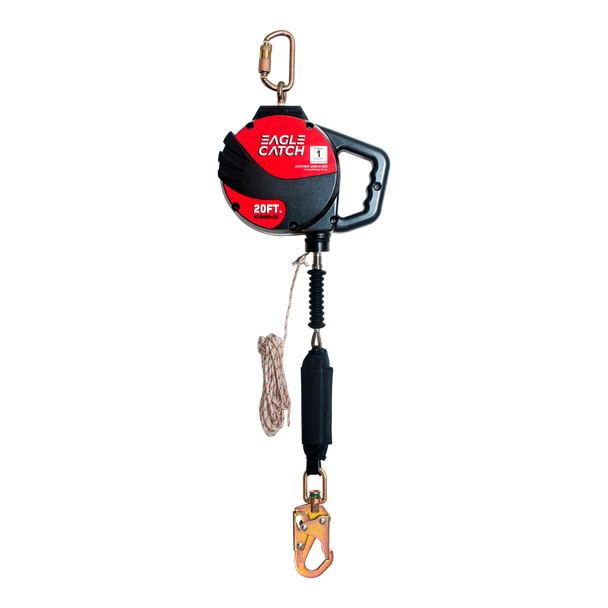 Línea de Vida Autoretráctil de Cable de Acero con Amortiguador EAGLE CATCH