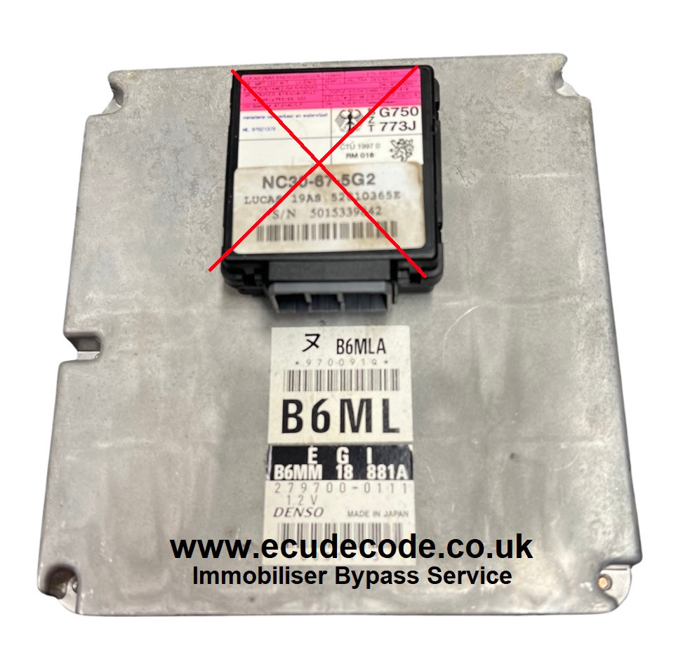 ikumo様確認用 B6MLA B6ML B6MM 18 881A 279700-0111 Mazda MX5 Immobiliser Bypass