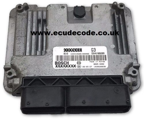 Service 0 281 015 183, 0281015183, EDC16C39-5.M8, 96879657, Chevrolet Bosch ECU Services