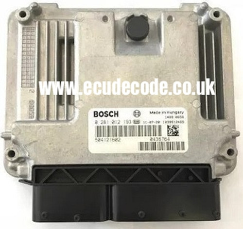 0 281 012 193 / 0281012193 / 504121602 / 0476525 /EDC16C39-5.A3 / Iveco ECU Cloning - Reset To New - Immobiliser Bypass Services