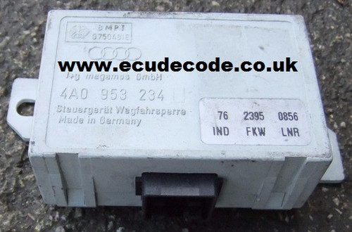 4A0 953 234 / 4A0953234 Audi A6 Cloning - Key Matching - Decoding & Bypass Services from ECU Decode - Westbury - Wiltshire.