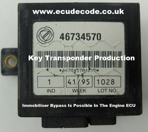 46734570 Immobiliser Key Transponder Production & Bypass Services.