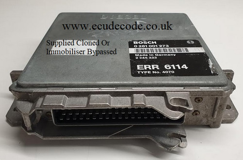 0281001273 | ERR6114 | Type 4070 Land Rover P38 2.5 Plug & Play ECU From ECU Decode England