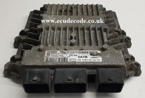  3S61-12A650-LB | 5WS40140D-T | 5AYB | SID804 Ford Fiesta 1.5 TDCi Plug & Play ECU