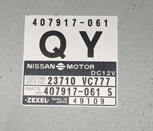 23710 VC777 | 407917-061 | 49109 | QY | Zexel Patrol 3.0 Di Immobiliser Bypass - Plug & Play Services